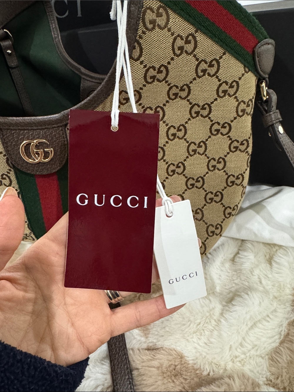 AUTHENTIC Gucci Giglio small tote bag - Picture 9 of 9